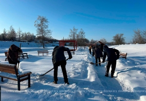 Снег убрали, навыки получили – как проходила реабилитационная акция для жителей Копыля