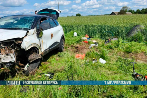 Под Несвижем погибли двое: пожилой водитель не справился с управлением