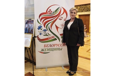 Мама Антона Смольского Ирина Бекешко стала голосом Копыльщины на республиканском форуме