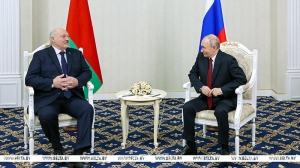 Президенты Беларуси и России провели встречу в Бишкеке