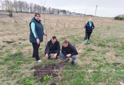 Студенты в деле – узнали детали экологической акции учащихся колледжа в агрогородке Мажа