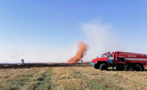 В Копыльском районе произошло загорание торфа