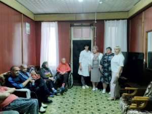 Постояльцы Бобовнянской больницы сестринского ухода встречали гостей
