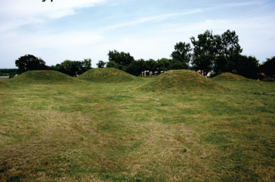 Курганный могильник Х - XII вв. в г. Копыль (на кладбище, 13 курганов)