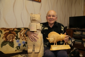 Магия резьбы по дереву Ивана Василевича из г. Копыля