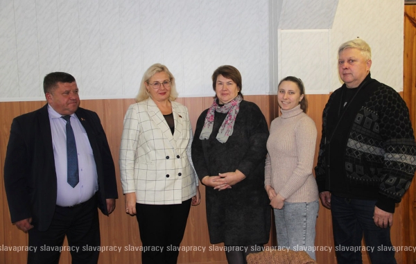 Ольга Топдемир встретилась с коллективом Копыльского райагросервиса