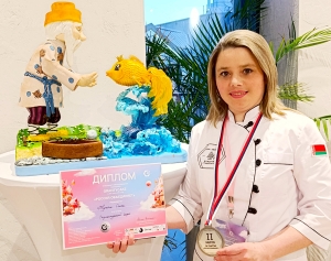 Кондитер-любитель из Копыля Ольга Трухан покорила  жюри, став призером международного конкурса