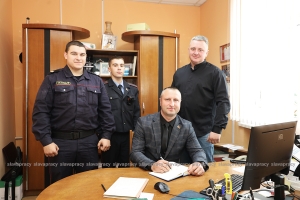 Сотрудники уголовного розыска Копыльского РОВД отмечают профессиональный праздник