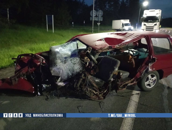 В Слуцком районе в автоаварии погиб 17-летний подросток