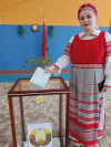 Народный ансамбль народной песни &quot;Спадчына&quot; на Партизанском участке для голосования №17