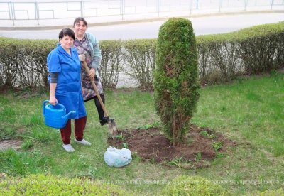 Инфоповод своими руками: редакция «Слава працы» присоединилась к республиканскому субботнику