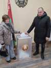 Свой гражданский долг отдали Сергей и Екатерина Хватик