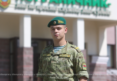 Ефрейтор Арсений Волков защищает западные рубежи